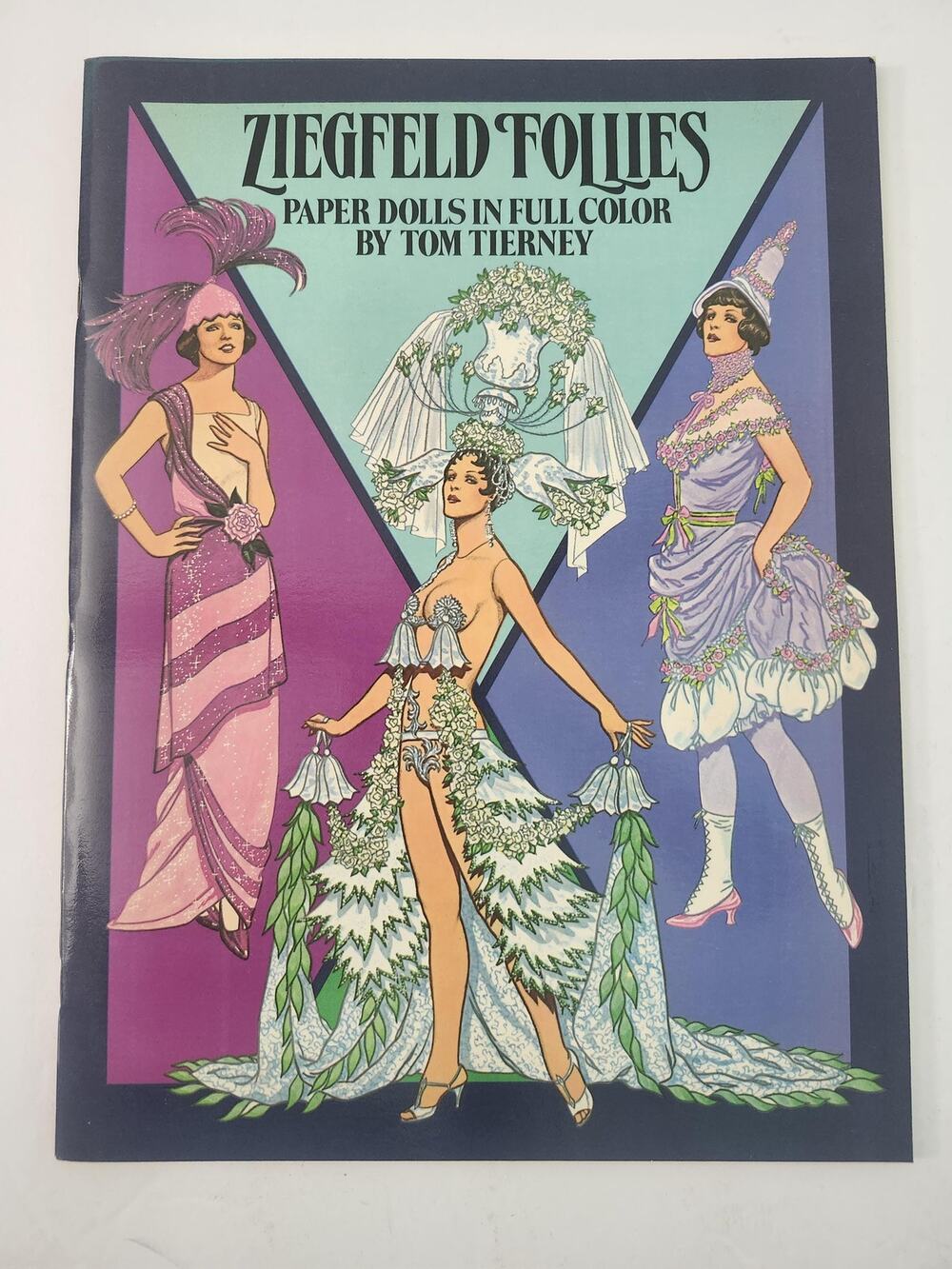 Vintage 1985 Tom Tierney Ziegfeld Follies Paper Dolls Book Uncut Broadway